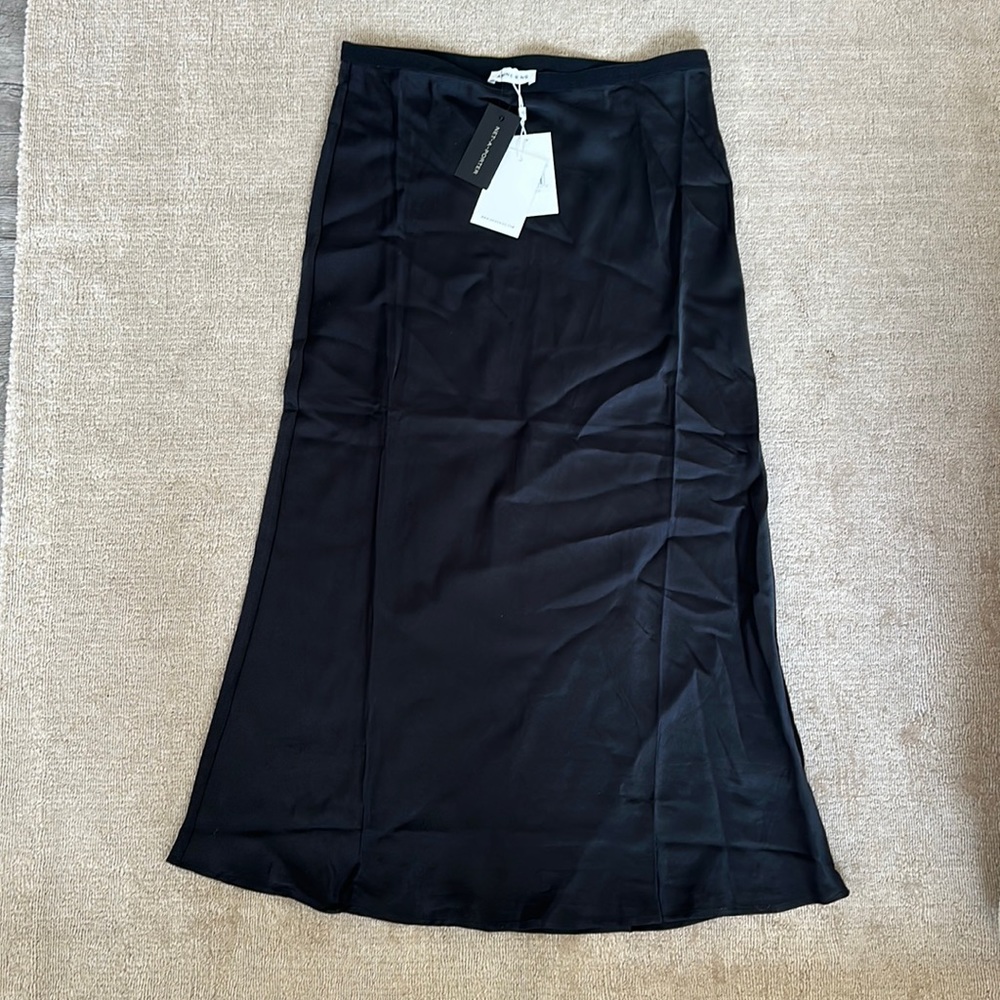 Anine Bing Bar Silk Skirt